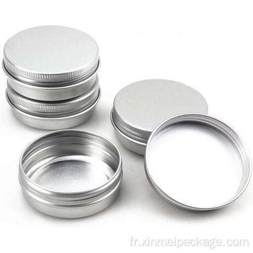 Tin en aluminium en gros de 30 ml 1 oz pour le cosmétique
